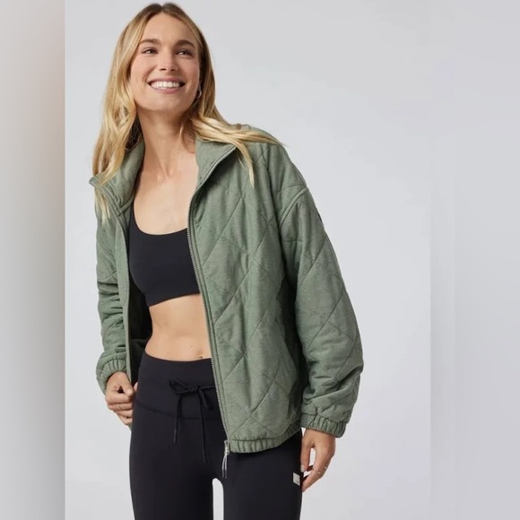 VUORI Halo Insulated Olive Green Jacket XS - Picture 3 of 10